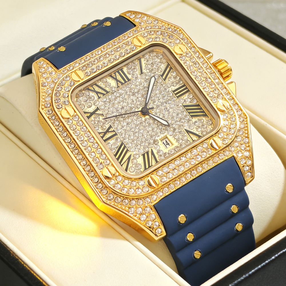Luxury Watch Iceberg - Reloj de Cuarzo Cuadrado de Moda
