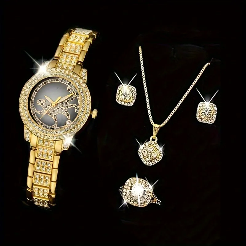 Luxury Watch Gift For Her - Juego de 5 piezas de reloj