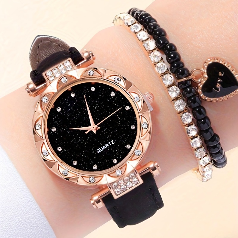 Luxury Watch Gift For Her - Reloj de Cuarzo Starry Fashion de