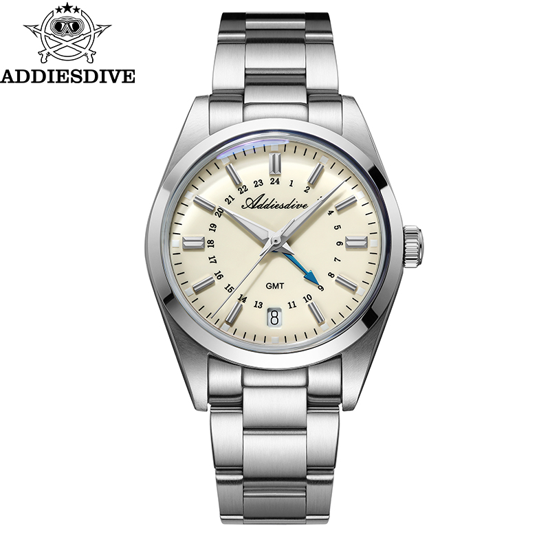 Luxury Watch Magazine - ADDIESDIVE marca novedosa 36mm reloj GMT