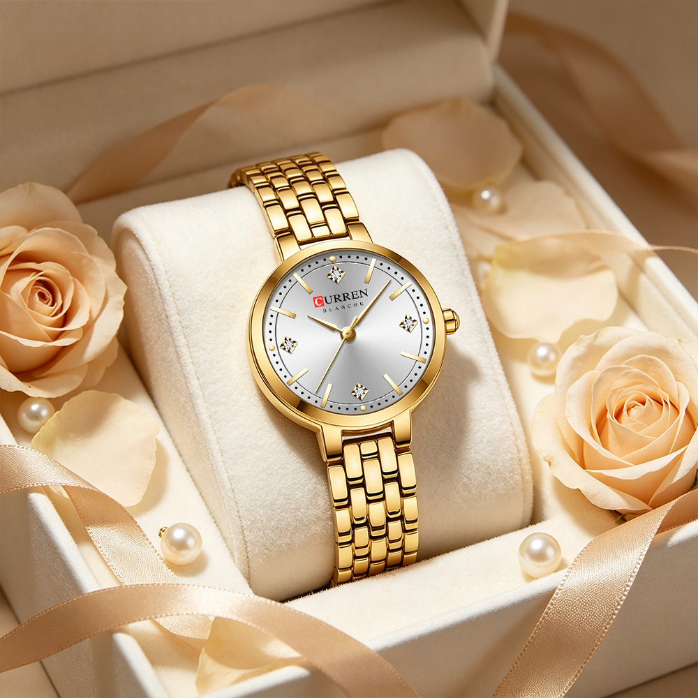 Luxury Watch Gift For Her - Reloj de pulsera delgado minimalista para