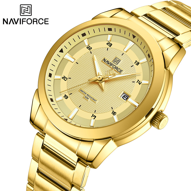 Luxury Watch Magazine - NAVIFORCE-relojes para hombre con correa de