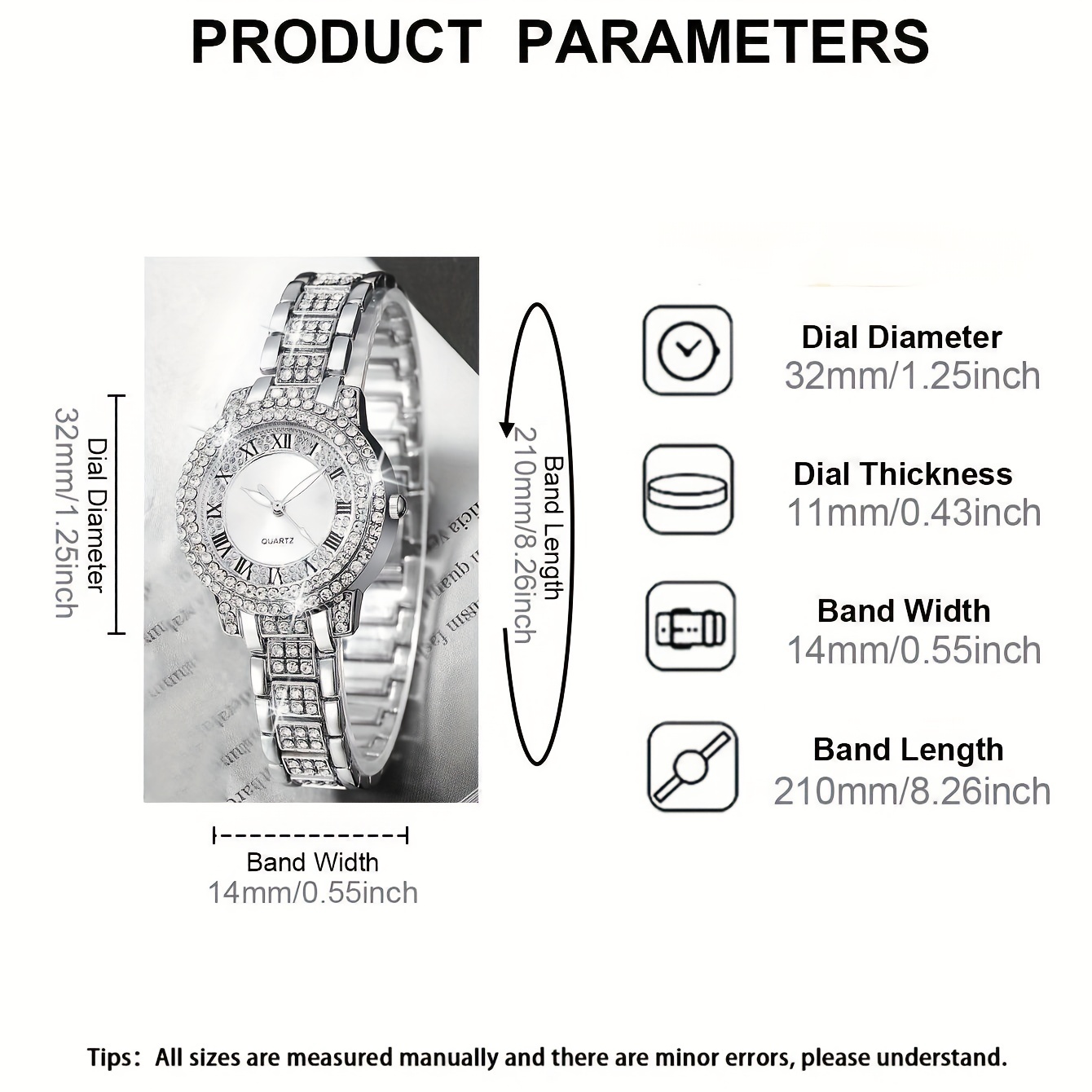 Juego de 6 piezas: Reloj de cu - Luxury Watch Gift For Her reseña y precio
