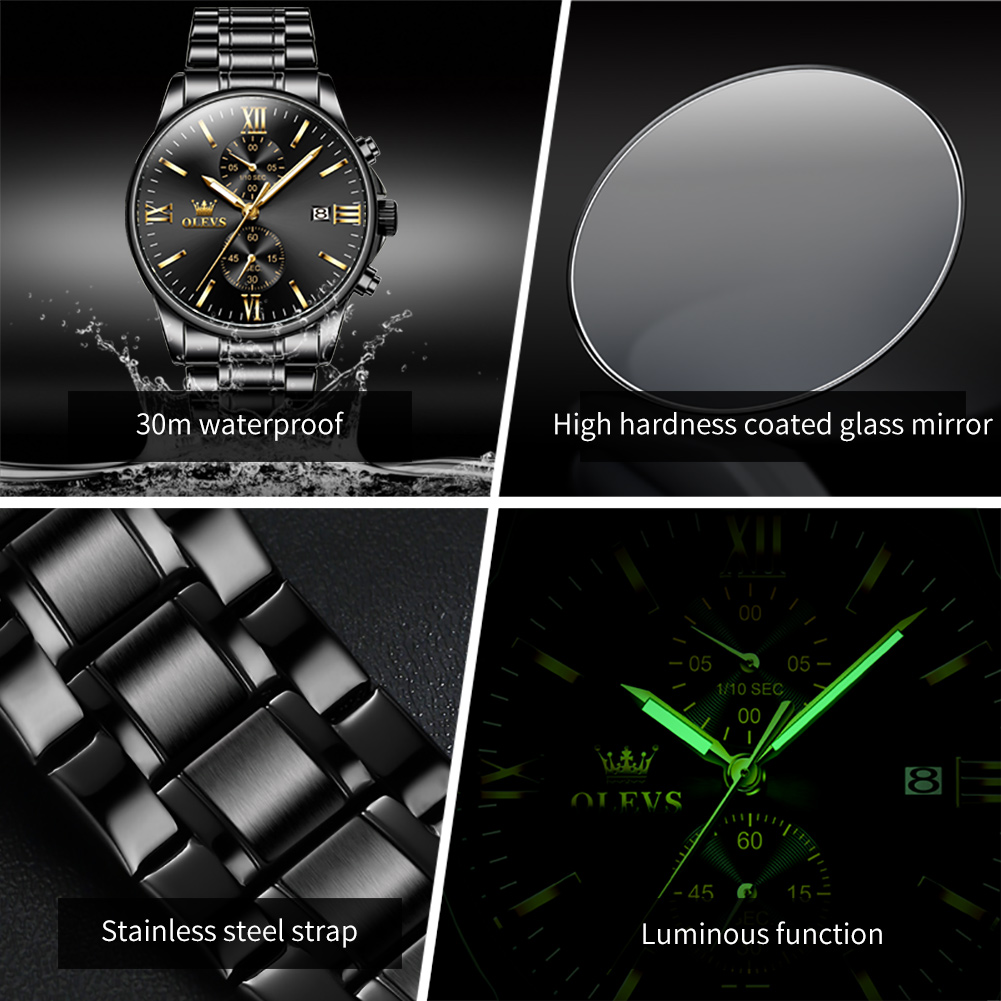 OLEVS 2886 reloj clásico de cu - Luxury Watch Magazine reseña y precio