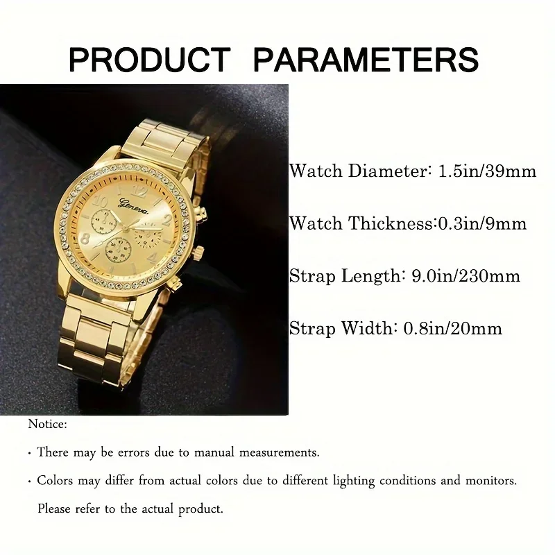 Reloj de cuarzo de lujo con di - Luxury Watch Gift For Her reseña y precio
