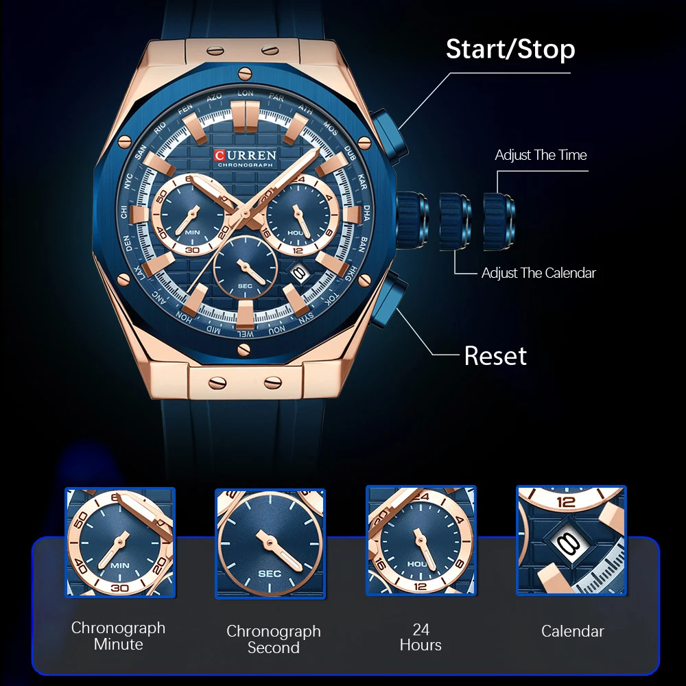 CURREN-Reloj de pulsera de cua - Luxury Watch Magazine reseña y precio