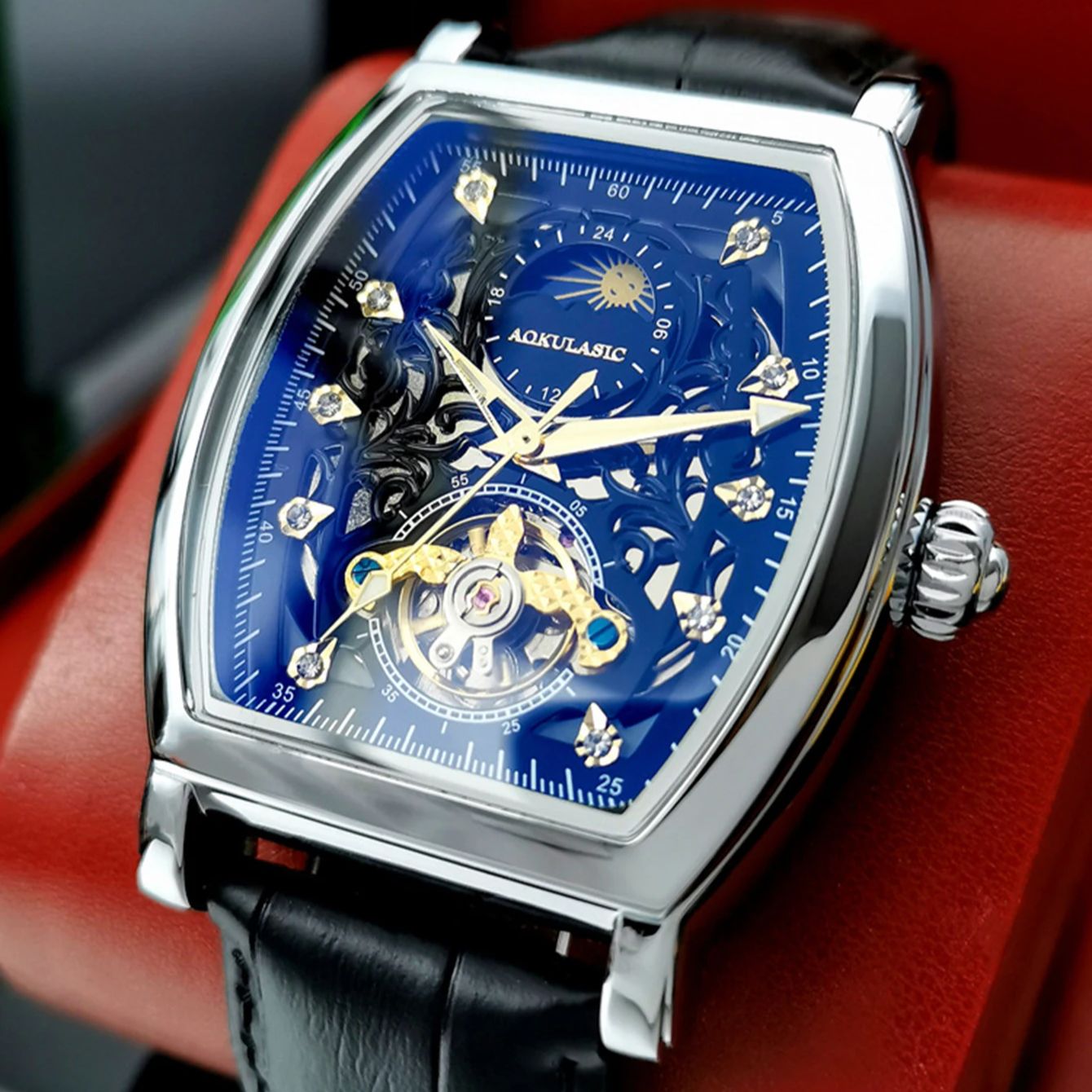 Reloj Mecánico Automático AOKU - Luxury Watch Iceberg reseña y precio