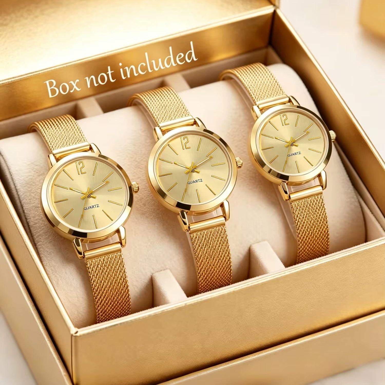 Juego de 3 relojes redondos y  - Luxury Watch Gift For Her reseña y precio