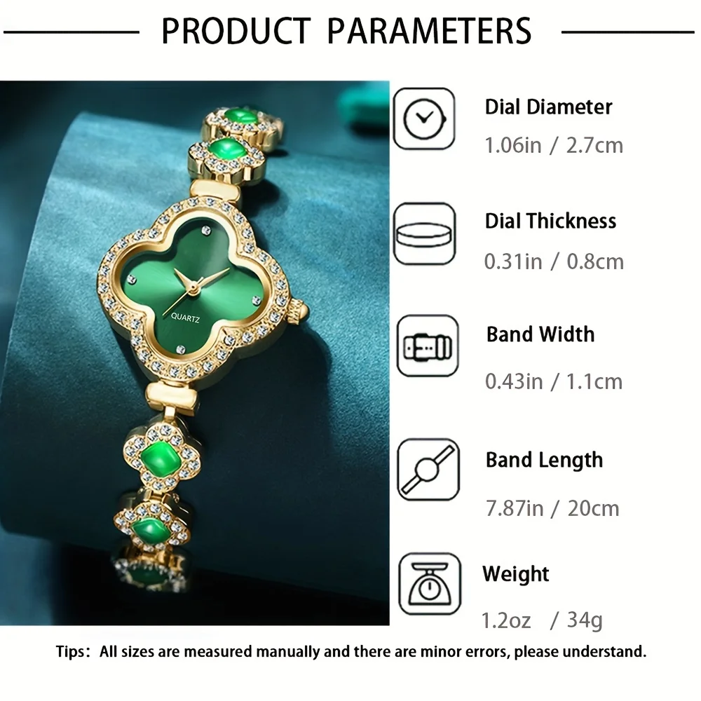 2 unids/set reloj de mujer de  - Luxury Watch Gift For Her reseña y precio