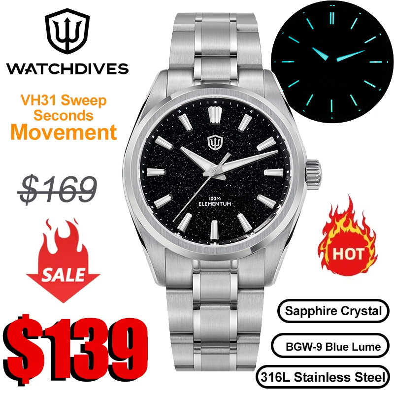 Reloj de cuarzo Watchdives WD0 - Luxury Watch Iceberg reseña y precio
