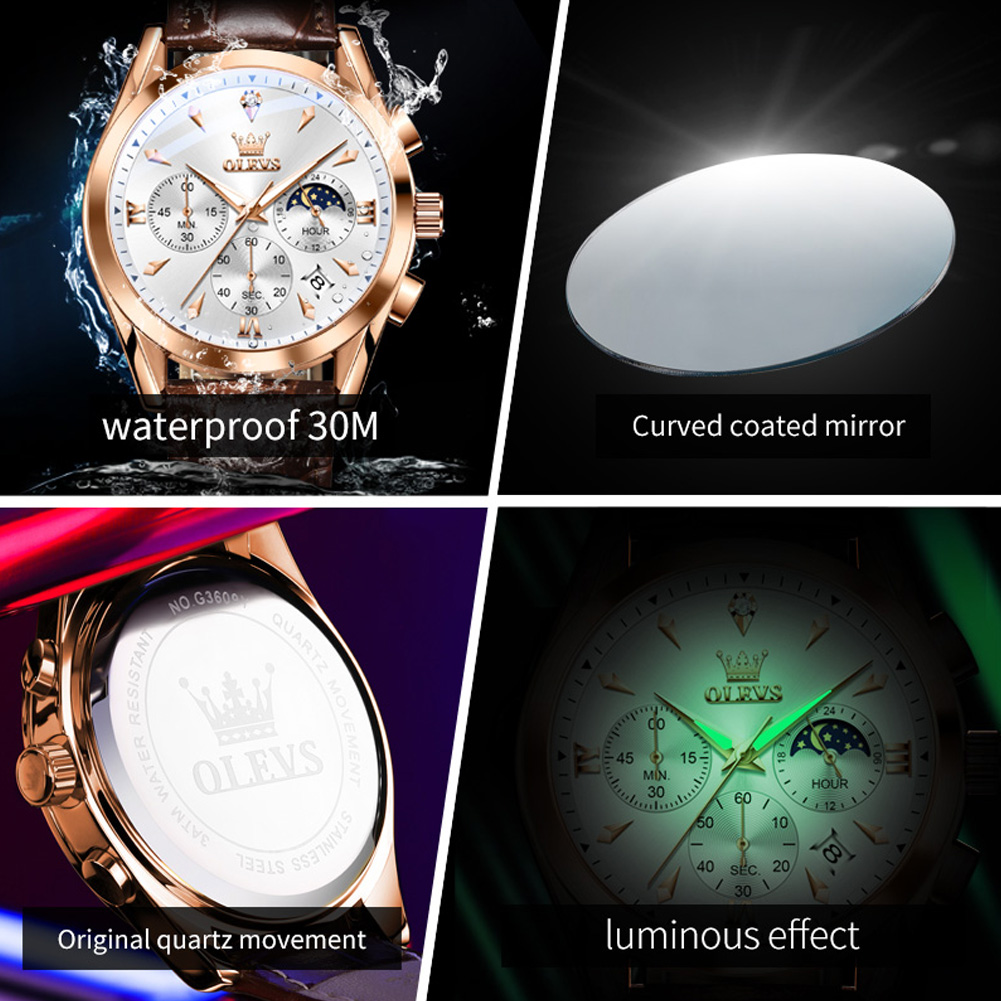 OLEVS nuevo reloj de cuarzo de - Luxury Watch Magazine reseña y precio