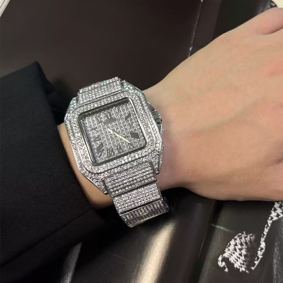 Reloj de pulsera cuadrado dora - Luxury Watch Iceberg reseña y precio