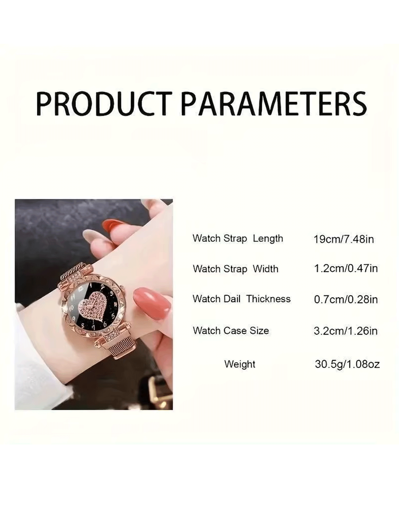 2 unids/set de reloj de cuarzo - Luxury Watch Gift For Her reseña y precio